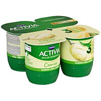 Activia sabor lima y limón 4 x 120 g