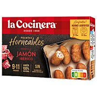 La Cocinera croquetas horneables jamón 340 g