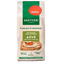 Santiveri pan tostado 100 % integral con aceite de oliva virgen extra 237 g