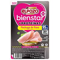ElPozo pechuga de pavo + proteínas 120 g