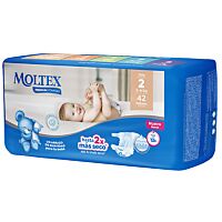 Moltex pañales premium talla 2 3 - 6 kg 42 ud