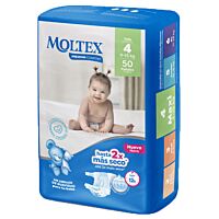 Moltex pañales premium talla 4 9-15 kg 50 ud