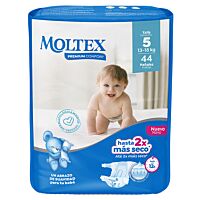 Moltex pañales premium talla 5 13-18 kg 44 ud