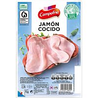 Campofrio jamón cocido 75 g