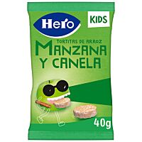 Hero snack tortitas de manzana 40 g
