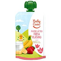Baby cuac yogur fresa y plátano pouch 100 g