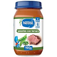 Nestlé tarrito de guisante con ternera 190 g