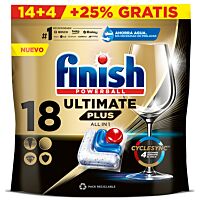 Finish lavavajillas a maquina ultimate plus 14 + 4 ud