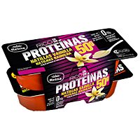 Reina natillas de vainilla con proteínas 4 x 125 g