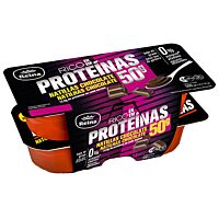 Reina natillas de chocolate con proteínas 4 x 125 g