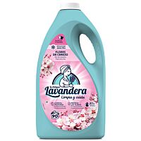 La Lavandera detergente líquido de flores de cerezo 90 lv