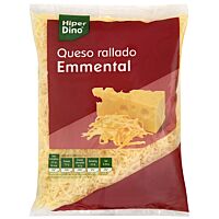 HiperDino queso rallado emmental 200 g