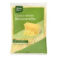 HiperDino queso rallado mozzarella 200 g