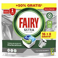 Fairy lavavajillas ultra máquina allinone 16 + 8 ud