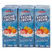 Cofrutos batido de fruta y leche mediterráneo 6 x 0,2 l