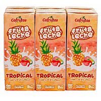 Cofrutos batido de fruta y leche tropical 6 x 0,2 l