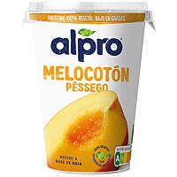Alpro soja sabor melocotón 400 g