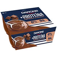 Danone natillas con proteínas sabor chocolate 4 x 120 g