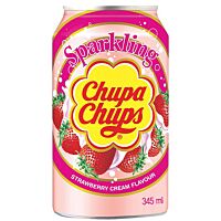 Chupa Chups bebida fresa y nata 330 ml