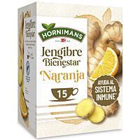 Hornimans infusión jengibre y naranja 15 ud