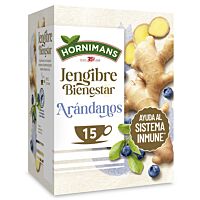 Hornimans infusión jengibre y arándano 15 ud