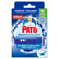 Pato limpiador Wc discos activos azul 36 ml