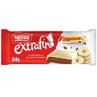 Nestlé extrafino tableta de chocolate y galletas Filipino blanco 84 g