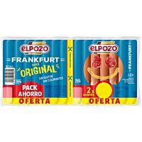 ElPozo Frankfurt salchichas 2 x 140 g