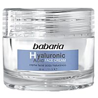 Babaria crema facial ácido hialurónico 50 ml