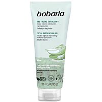 Babaria gel exfoliante facial aloe vera 100 ml