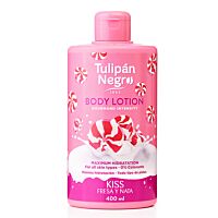 Tulipán Negro loción corporal fresa y nata 400 ml