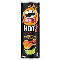 Pringles papas fritas sabor hot spicy mexican chilli & lime 160 g