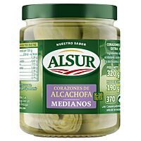 Alsur alcachofa mediana 190 g