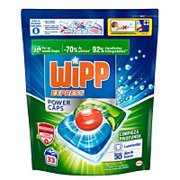 Wipp detergente power antiolores cápsulas 33 lv