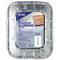 Ifa molde aluminio rectangular 0,5 l x 5 ud