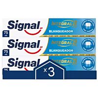 Signal i8 pasta dental blanqueador 3 x 75 ml