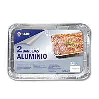 Ifa molde aluminio rectangular 2,2 l x 2 ud