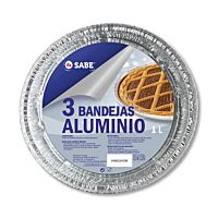 Ifa molde aluminio redondo 1 l x 3 ud