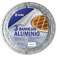 Ifa molde aluminio redondo 1 l x 3 ud