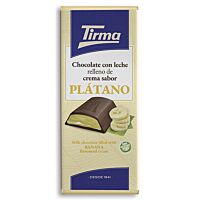 Tirma tableta de chocolate con crema de plátano 110 g