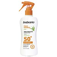 Babaria protección piel sensible SPF50 200 ml