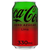 Coca-Cola refresco de cola y lima zero 33 cl COCA COLA