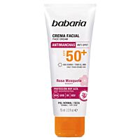 Babaria facial antimanchas rosa mosqueta SPF50+ 75 ml