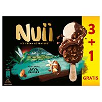 Nuii helado almendrado de vainilla java 3 x 90 ml