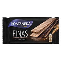 Fontaneda galletas barquillo chocolate negro 92 g