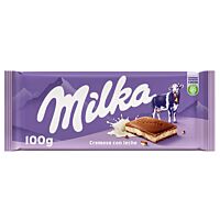 Milka tableta de chocolate cremoso con leche 100 g