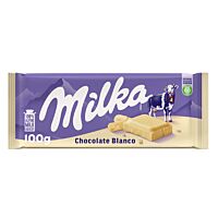 Milka tableta de chocolate blanco 100 g