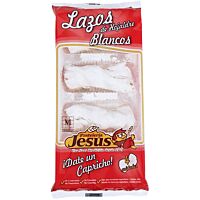 Pasteleria Jesus lazos de hojaldre blancos 150 g