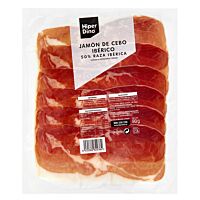 HiperDino jamón de cebo ibérico en lonchas 90 g