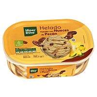 HiperDino helado de vainilla y nueces de Pecán 900 ml